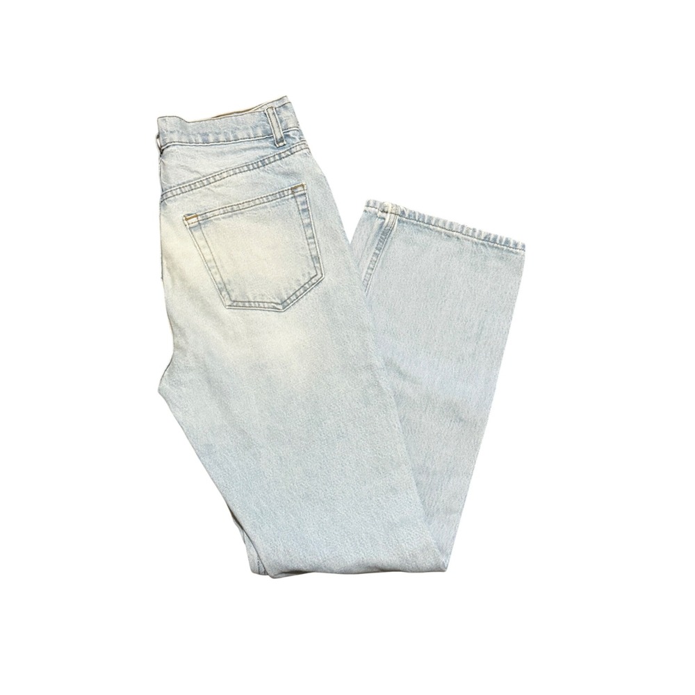 Reformation Jeans Womens 25 Tahoe Wash Light Blue High Rise Straight Leg Denim